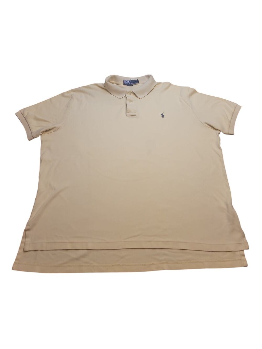 VTG Polo Ralph Lauren Yellow Polo Pony Logo 2XL Classic